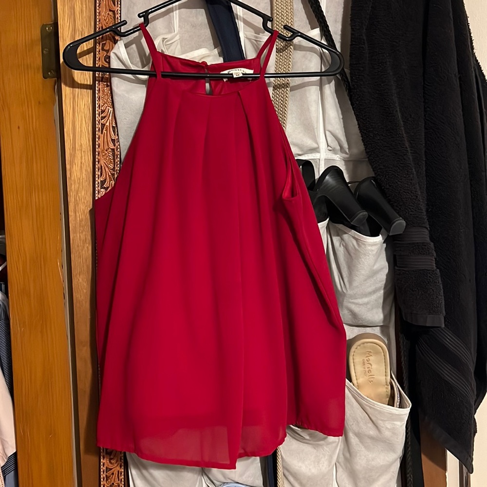 Red blouses